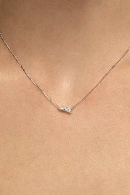 Aurora Necklace | 18K White Gold