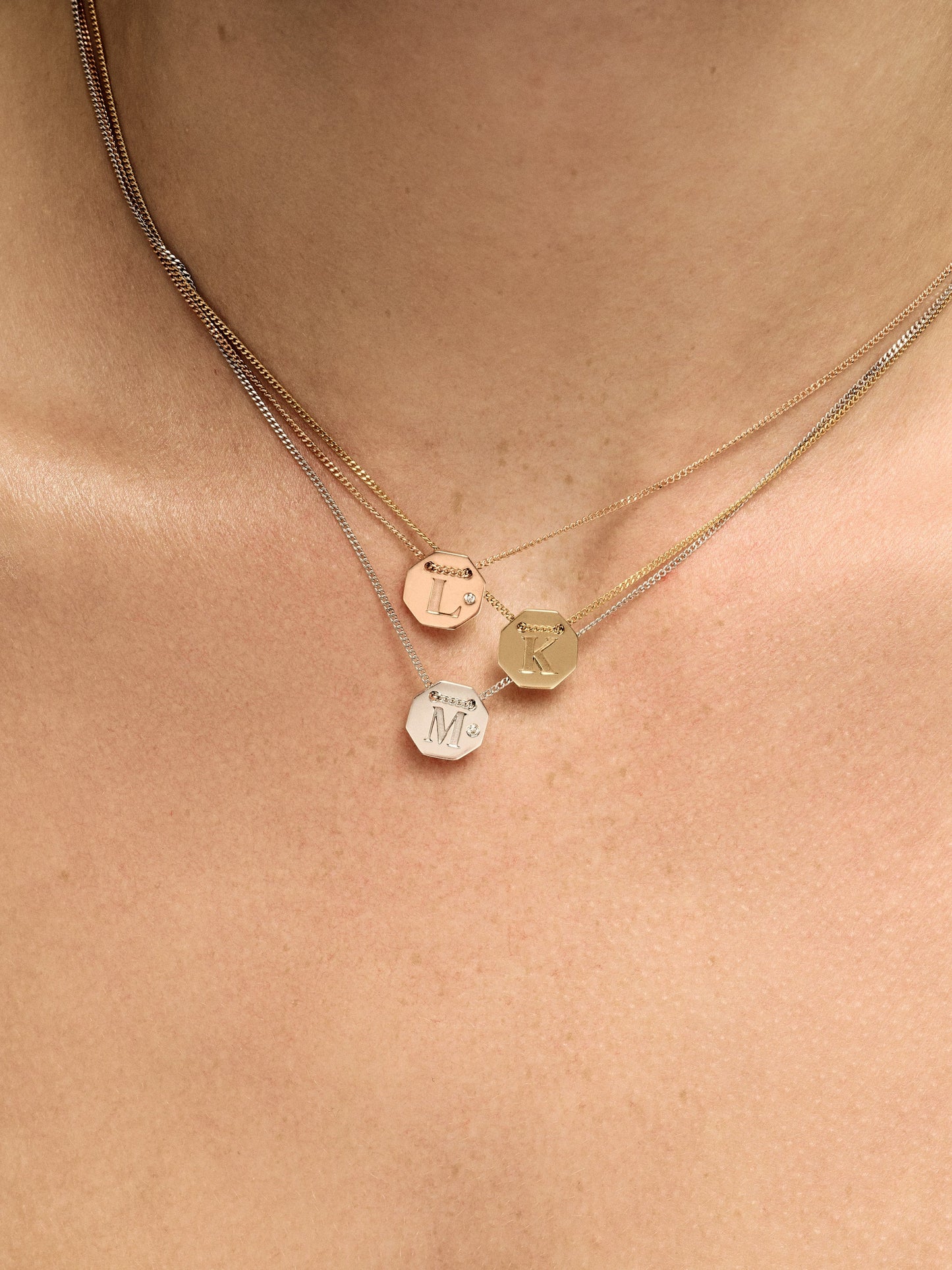 Letter Necklace | 9K Yellow Gold