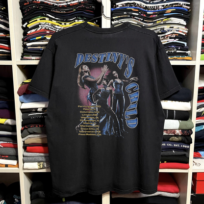 Rare Destiny's Child Say My Name Tour Washed Black Tee