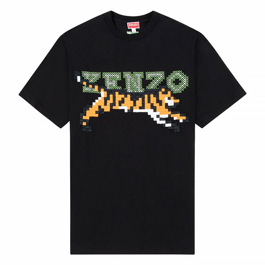 Pixel Oversized Tee | Black