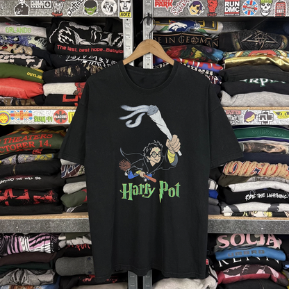 Rare Harry Pot Washed Black Tee
