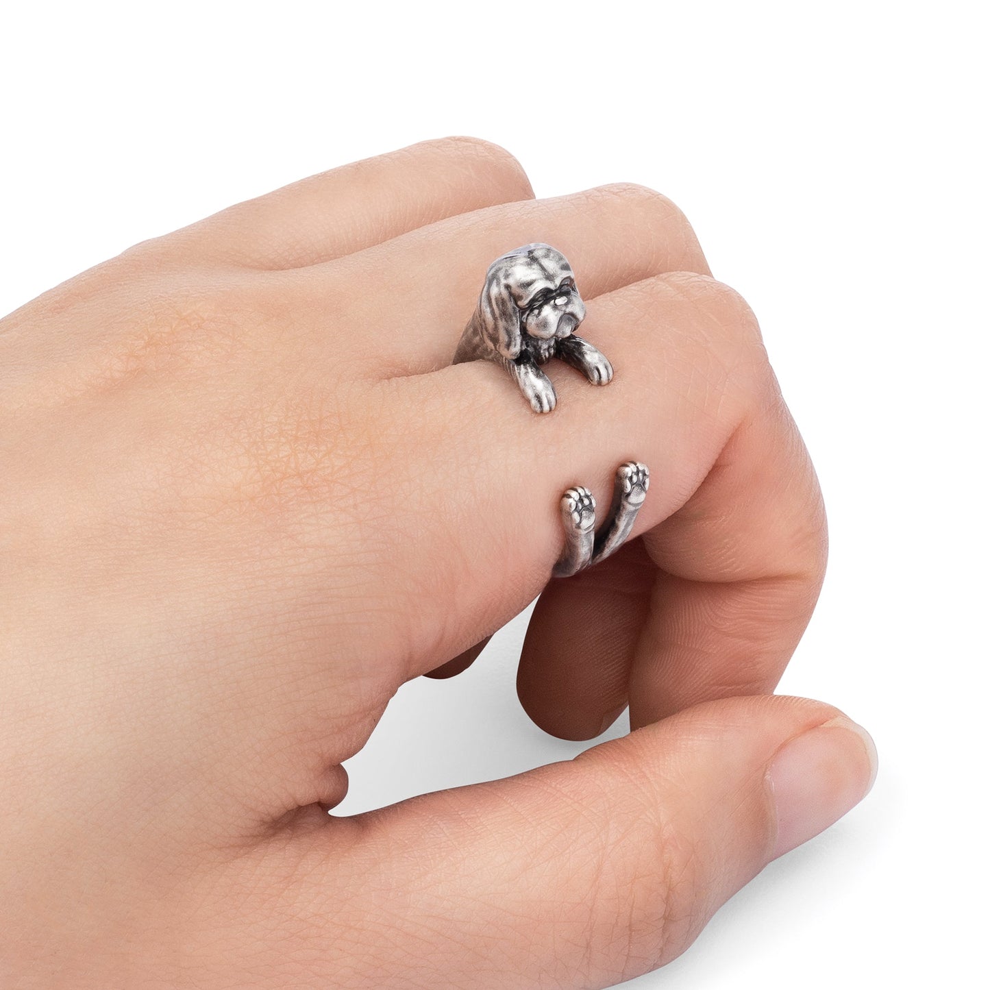Shih Tzu Wrap Ring