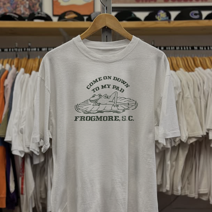 70s Come On Down To My Pad Washed White Tee