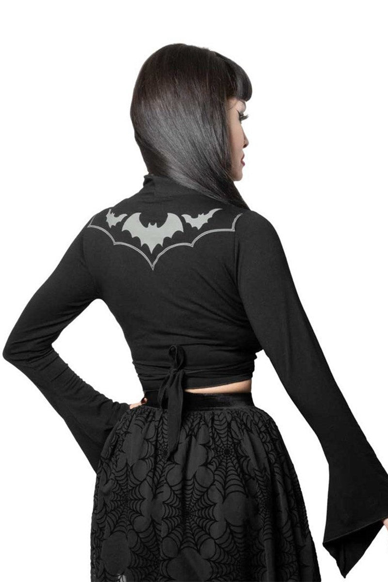 Bat County Tie Top