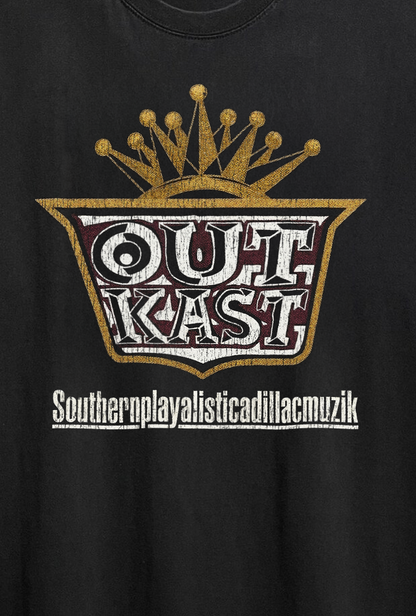 Outkast Washed Black Tee