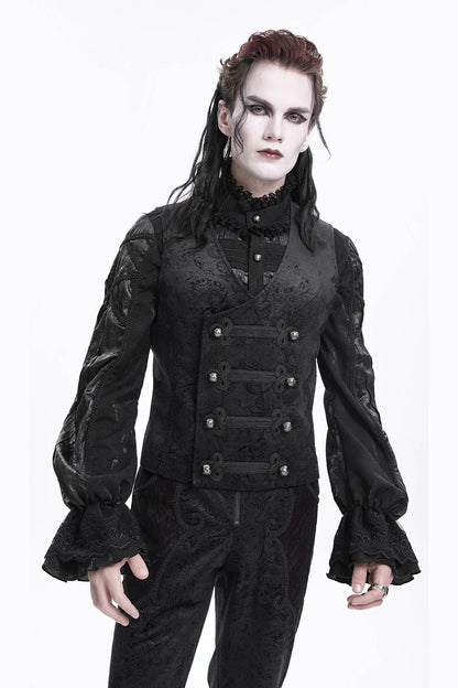 Black Butcher Damask Vest