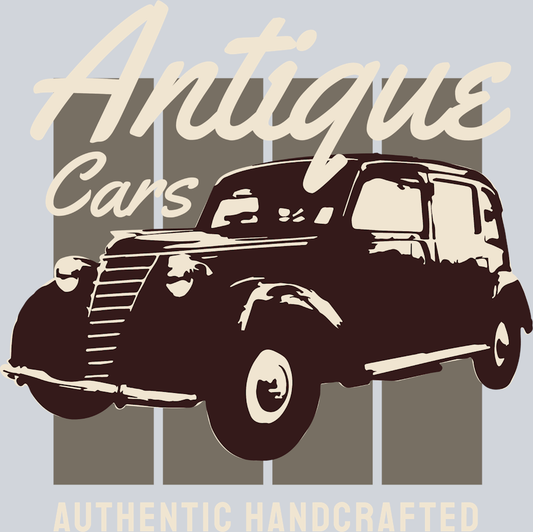 Antique Cars 2 - STK00277 (DTF Transfers)