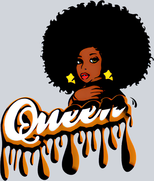 Black Queen 4 - STK00915 (DTF Transfers)