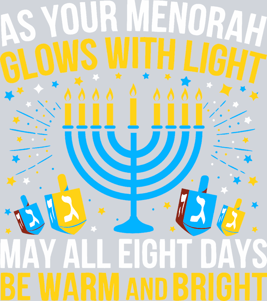 As Your Menorah - STK00296 (DTF Transfers)