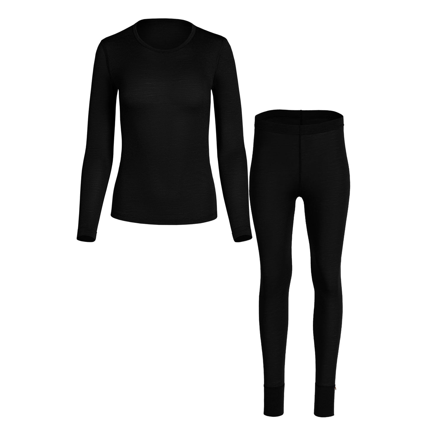 Women's 160 2-Piece Thermal Set Black