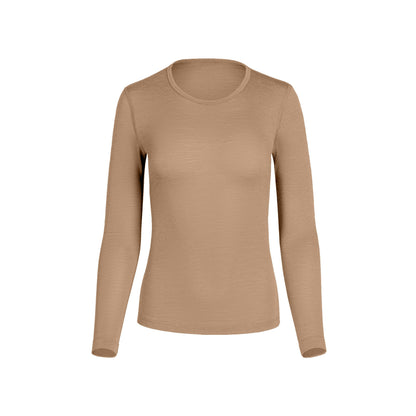 Women's Merino Long Sleeve Crew Neck Tee