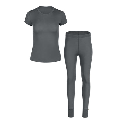 Women's T-Shirt & Bottom 2-Piece Perfect Grey