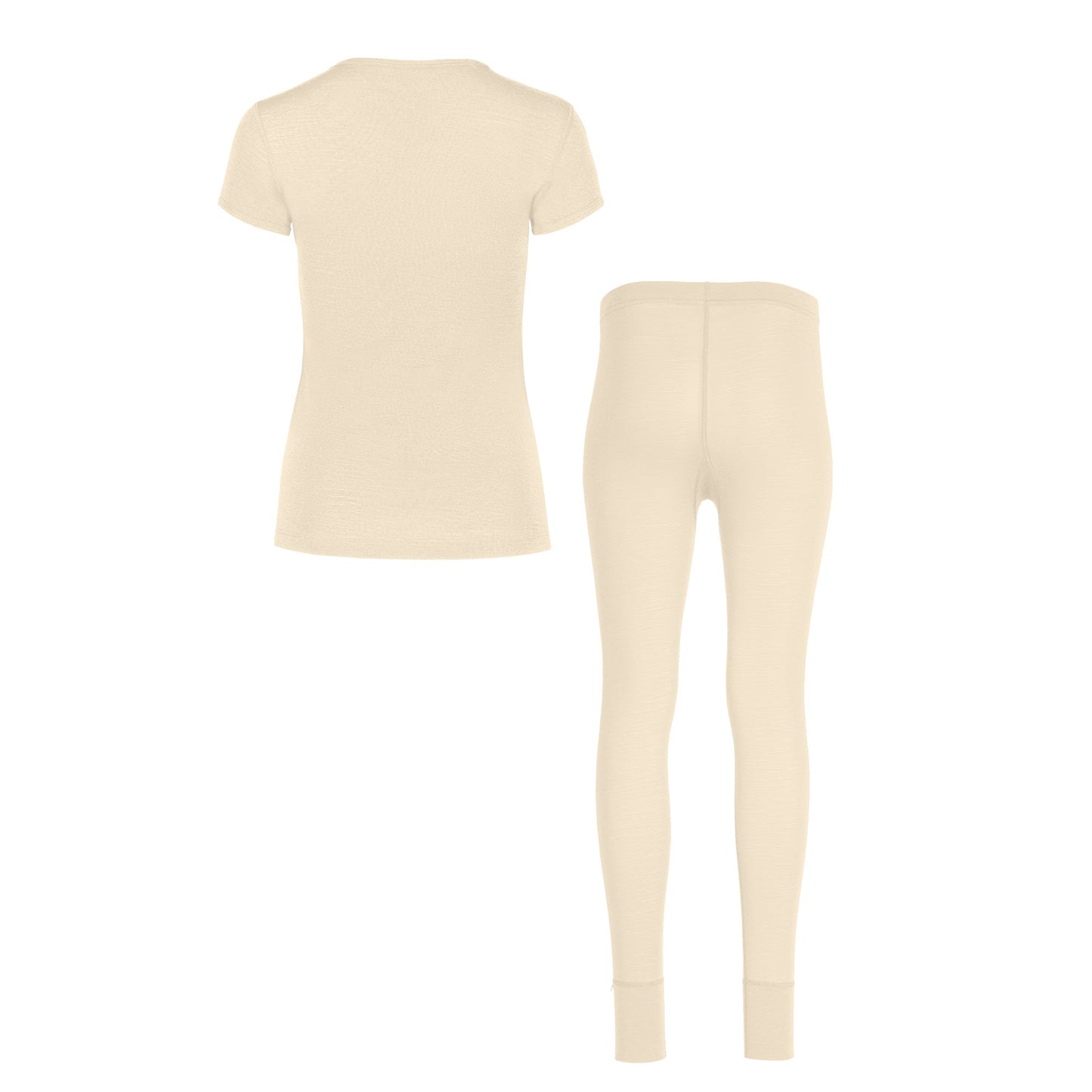 Women's T-Shirt & Bottom 2-Piece Natural