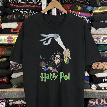Rare Harry Pot Washed Black Tee